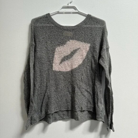 Hollister Sweaters - Hollister Lip Print Graphic Sweater XS/S